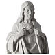 Statue Sacré coeur de Jésus poudre de marbre 70 cm s8