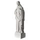 Holy Heart of Jesus,70 cm Reconstituted Carrara Marble Statue s4