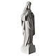 Holy Heart of Jesus,70 cm Reconstituted Carrara Marble Statue s5
