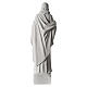 Holy Heart of Jesus,70 cm Reconstituted Carrara Marble Statue s6