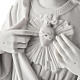 Holy Heart of Jesus, 50 cm Composite Carrara Marble Statue s4