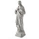 Holy Heart of Jesus, 50 cm Composite Carrara Marble Statue s6