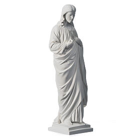 Heiliges Herz Jesu 50 cm Statue Marmorguss