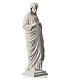 Holy Heart of Jesus in Reconstituted Carrara Marble, 50 cm s6
