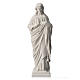 Statue Sacré coeur marbre reconstitué 50 cm s5