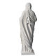 Statue Sacré coeur marbre reconstitué 50 cm s4