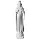 Sacro Cuore 75 cm polvere di marmo bianco s1