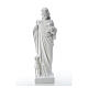 Good Shepherd with sheep, statue in composite marble 60-80 cm s5