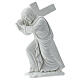 Christ Carrying Cross, statue in reconstituted marble, 40 cm s3