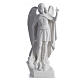 Saint Michel archange marbre etérieur 60 cm s4
