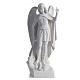 Saint Michel archange marbre etérieur 60 cm s1