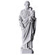 Heiliger Joseph Marmorpulver Statue 30-40 cm s1