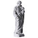Saint Joseph Statue in Reconstituted Carrara Marble 30-40 cm s4