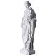 Statue St Joseph marbre pour extérieur 30-40 cm s3