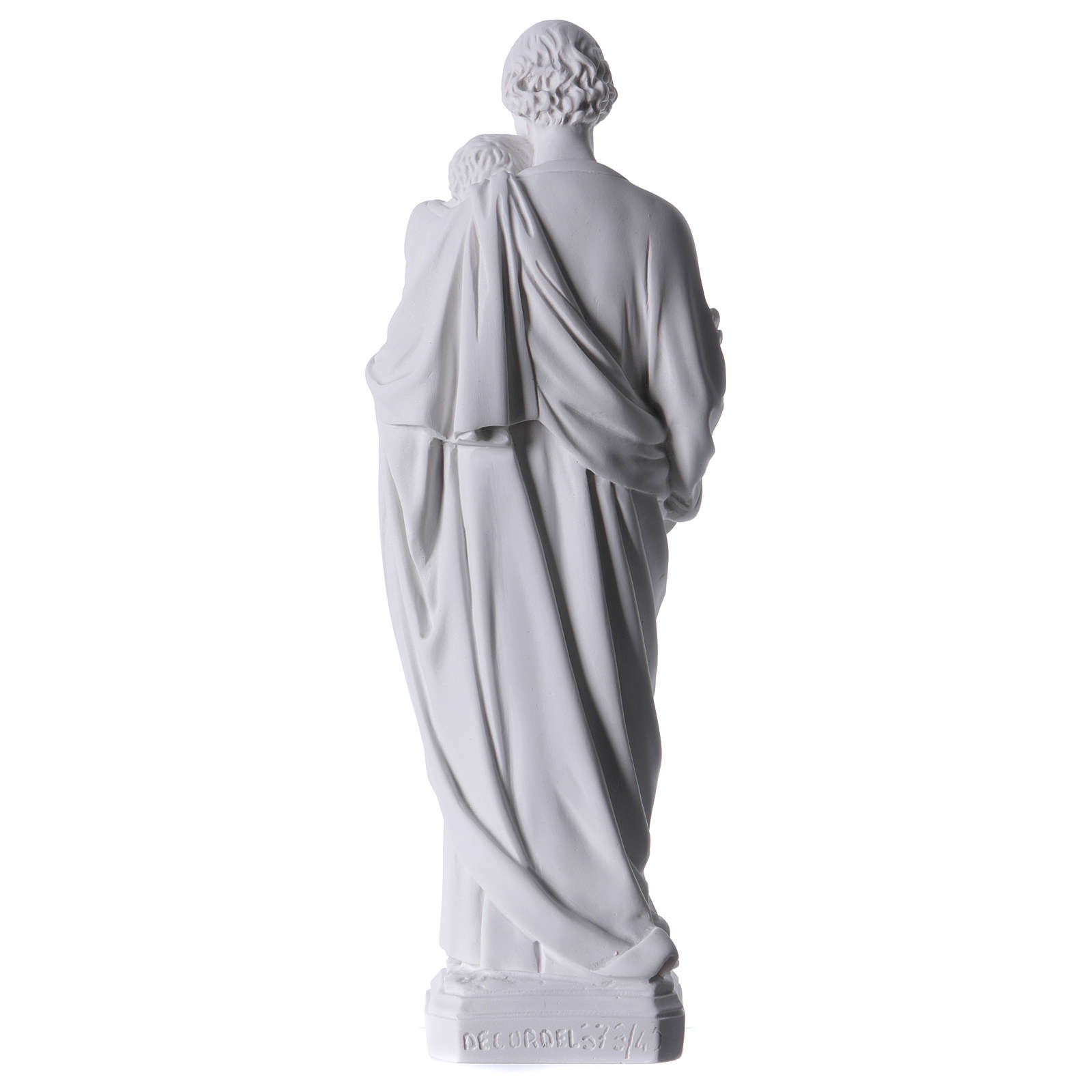 Heiliger Joseph Marmorpulver Statue