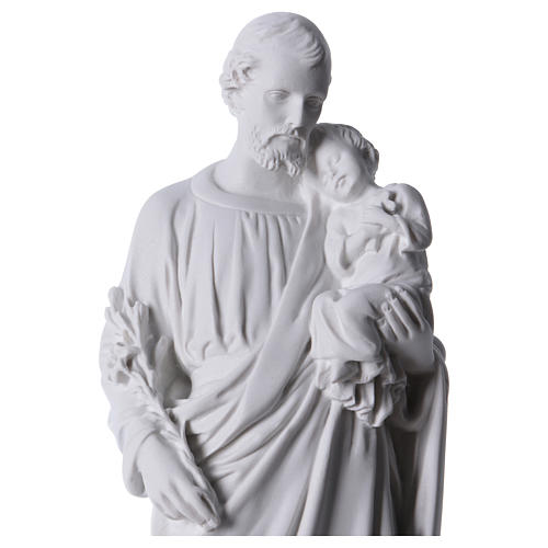 Statua San Giuseppe marmo sintetico 30-40 cm 2