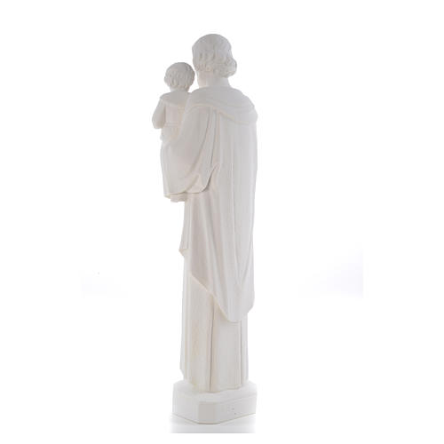 Heiliger Joseph 65 cm Marmorpulver Statue 7