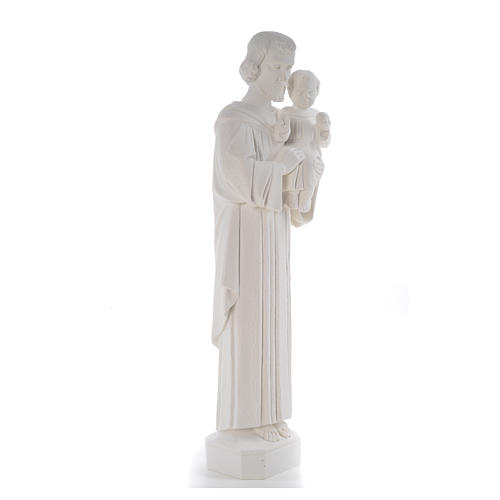 Heiliger Joseph 65 cm Marmorpulver Statue 8