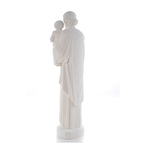 Figurka Święty Józef marmur biały 65 cm 3