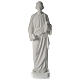 Saint Joseph the joiner, reconstituted marble statue, 100 cm s7