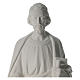 Saint Joseph the joiner, reconstituted marble statue, 100 cm s8