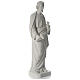 Saint Joseph the joiner, reconstituted marble statue, 100 cm s11