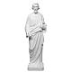 Saint Joseph the joiner, reconstituted marble statue, 100 cm s1