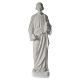 Saint Joseph the joiner, reconstituted marble statue, 100 cm s2