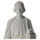 Saint Joseph the joiner, reconstituted marble statue, 100 cm s3