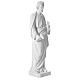Saint Joseph the joiner, reconstituted marble statue, 100 cm s6