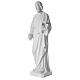 Saint Joseph the joiner, reconstituted marble statue, 100 cm s5