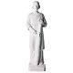 Saint Joseph the joiner statue in composite marble, 80 cm s1