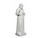 Padre Pio statue in reconstituted Carrara marble, 110 cm s5
