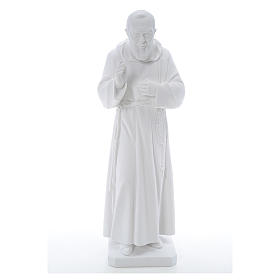 Statuen aus Carrara-Marmor-Pulver: Heiliger Pater Pio 60 cm  Statue Marmorpulver