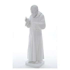 Statuen aus Carrara-Marmor-Pulver: Heiliger Pater Pio 60 cm  Statue Marmorpulver