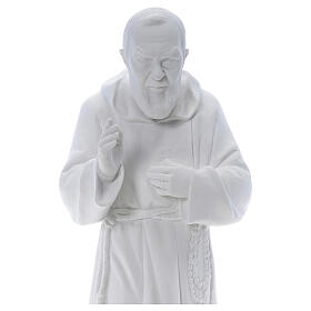 Heiliger Pater Pio 60 cm  Statue Marmorpulver
