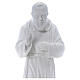 Heiliger Pater Pio 60 cm  Statue Marmorpulver s2