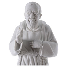 Heiliger Pater Pio 50 cm  Statue Marmorpulver