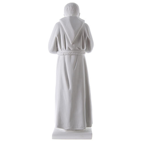 Heiliger Pater Pio 50 cm  Statue Marmorpulver 5