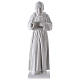 Heiliger Pater Pio 50 cm  Statue Marmorpulver s1