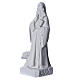 Saint Anthony the Abbot in reconstituted Carrara marble, 35 cm s6
