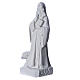 Saint Anthony the Abbot in reconstituted Carrara marble, 35 cm s2