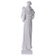 Heiliger Antonius von Padua Statue Marmorpulver weiß 74-80 cm s5