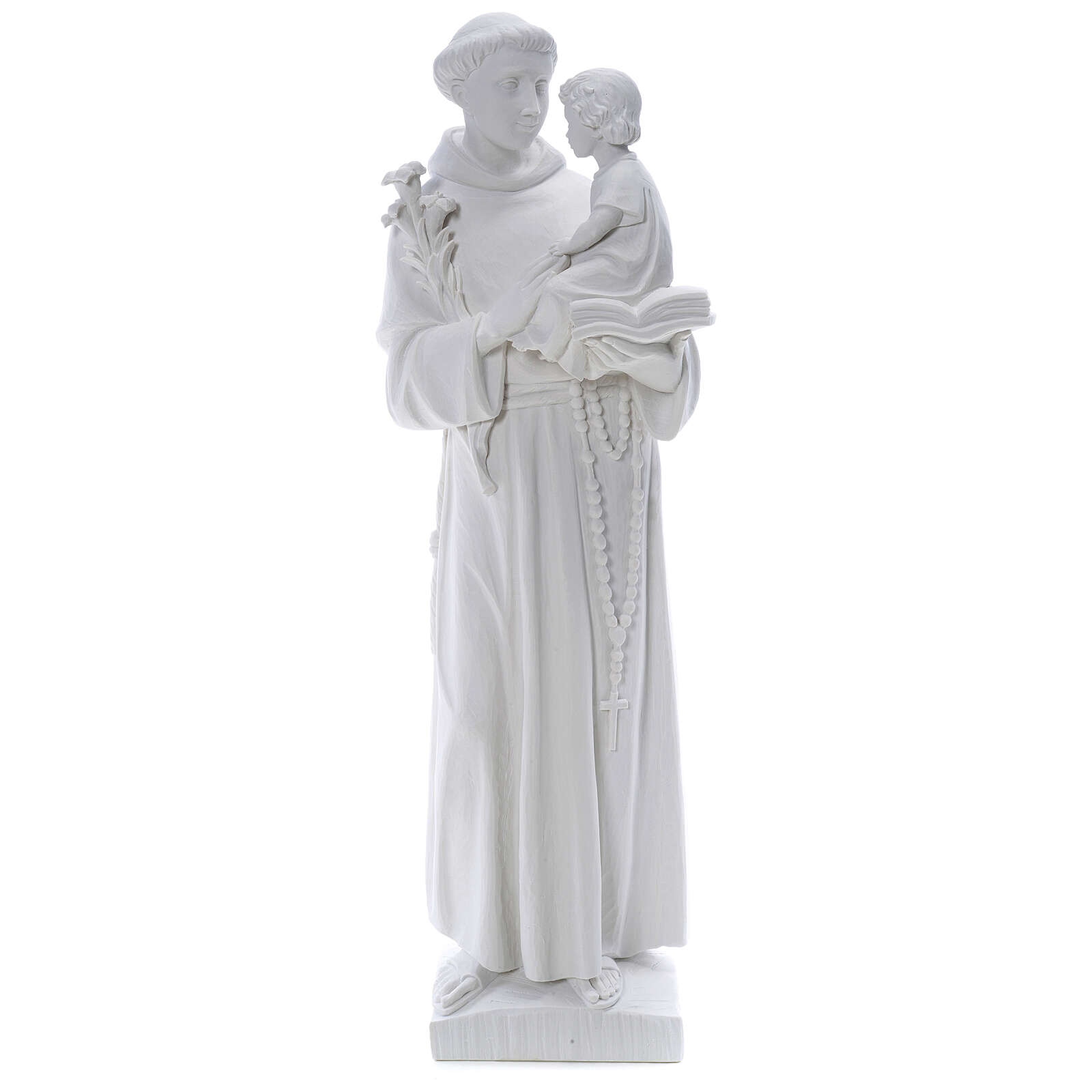 Estatua de San Antonio 65cm de mármol venta online en HOLYART