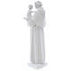 Statua Sant'Antonio 65 cm marmo bianco s5