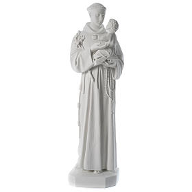 Saint Anthony composite Carrara marble statue 100 cm