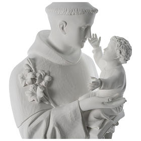 Saint Anthony composite Carrara marble statue 100 cm