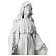 Virgen de la Medalla Milagrosa 130cm polvo de mármol Carrara s6