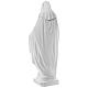 Virgen de la Medalla Milagrosa 130cm polvo de mármol Carrara s9