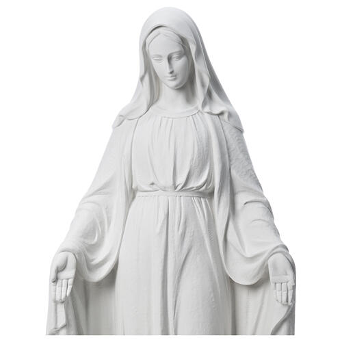 Vierge Miraculeuse poudre de marbre 130 cm 3